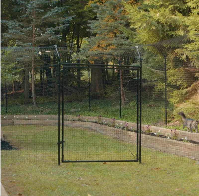 Heavy Duty Frame Gate for Freestanding Cat Fence System 3 Heavy Duty Frame Gate for Freestanding Cat Fence System - Image 3