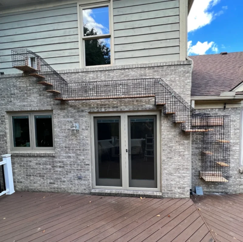 4 Step Stair - Straight 3 Whether you have a small balcony or a spacious backyard, we consider the unique characteristics of your home, the safety of your pet, and your budget to create the perfect outdoor enclosure. Our team works with you to ensure that every element is carefully selected, so you only invest in exactly what you need—no more, no less.