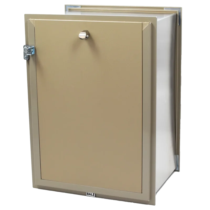 Dog Door Wall in four color options (white, black, beige, and silver), designed for easy installation in walls, providing secure and convenient access for pets.