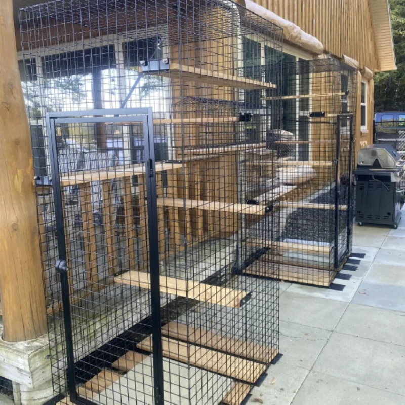 Four Sided Enclosure - With Wire Mesh Floor - Image 6