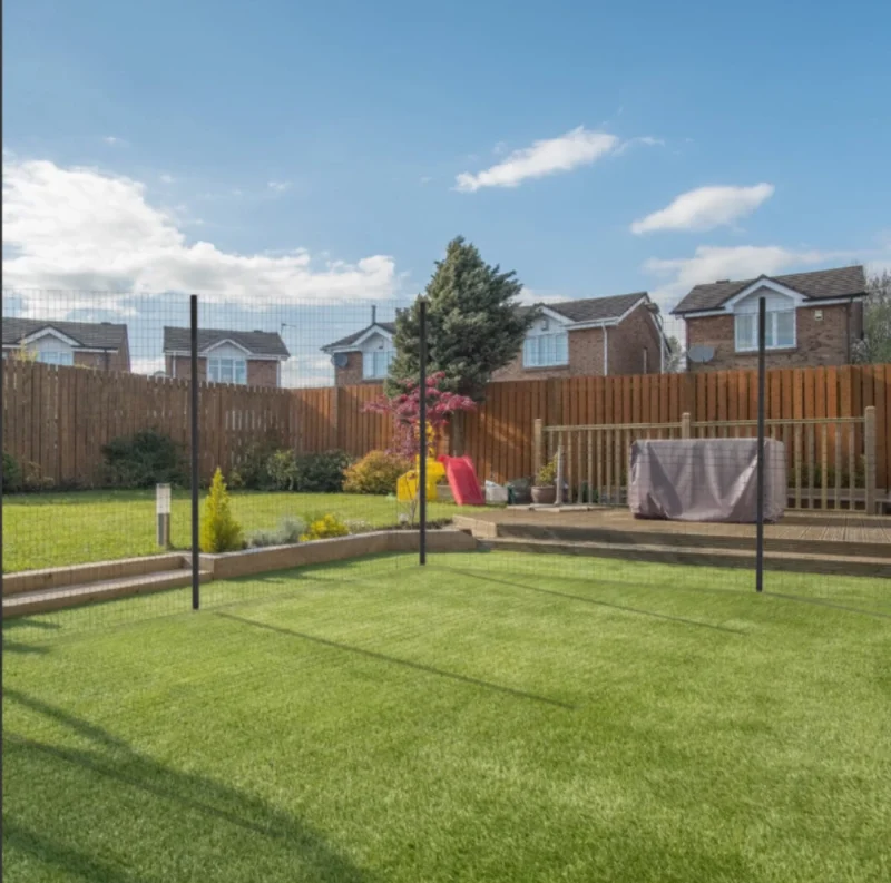 Durable and stylish fencing solutions designed for pet safety and garden protection, blending functionality with aesthetic appeal.