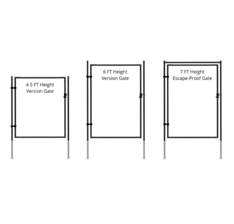 Heavy Duty Entry Gate for Freestanding Dog Fence System - Image 3