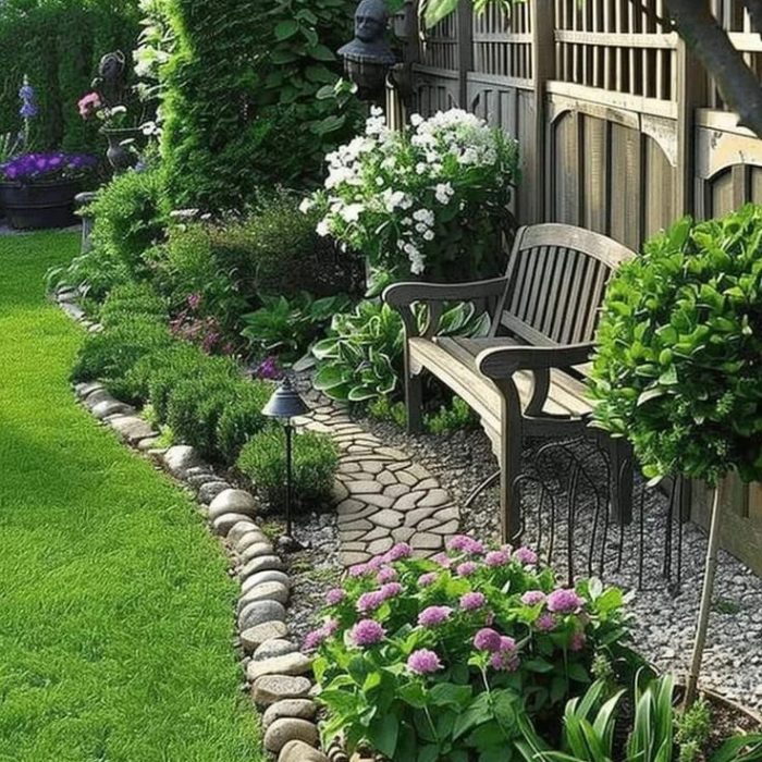 Lush garden with vibrant plants and flowers, thriving in well-prepared soil.